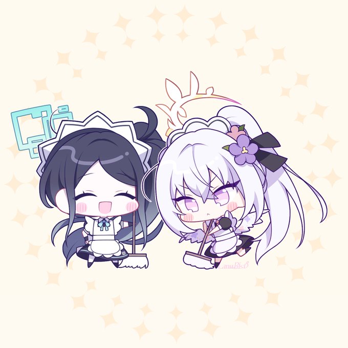 小さなメイドたち!② #ブルアカ 
