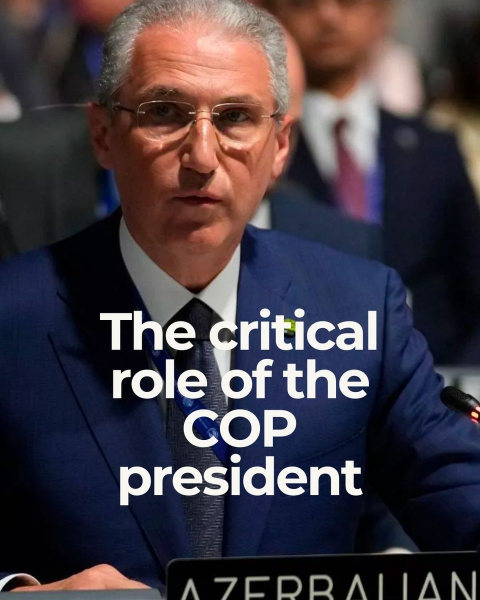What’s going on?🚨 COP28 President Sultan al-Jaber is a lead player in Abu Dhabi's oil sector – now Azerbaijan is gearing up to host COP29 with Mukhtar Babayev, another oil veteran.🛢️ CCAG founder @Sir_David_King spells out the implications.⬇️