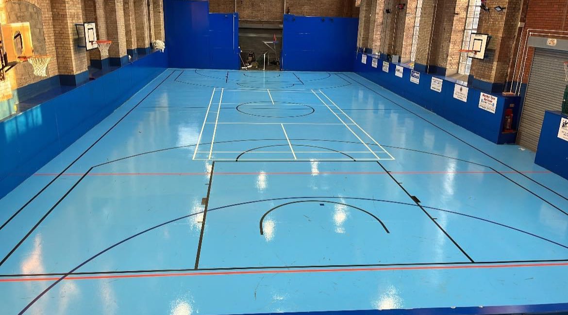 New floor and markings have been laid and are ready for use.  We now have over 16 clubs using the venue such as; Diversity Dragons, basketball, judo, Krav Maga , five aside, archery, Karate. If you are interested in renting the hall now please contact anytime from 8:30am-8pm