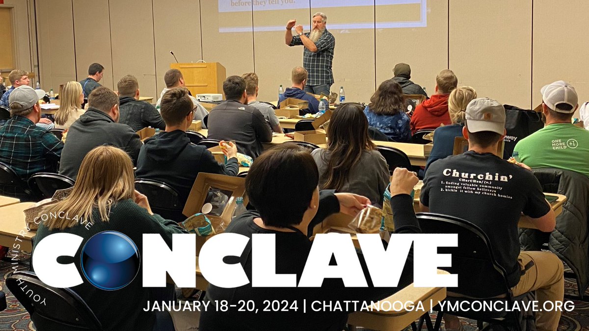 Conclave starts tomorrow! Youth ministers in Kentucky are invited to join this special time of refreshment and vision-casting. ymconclave.org