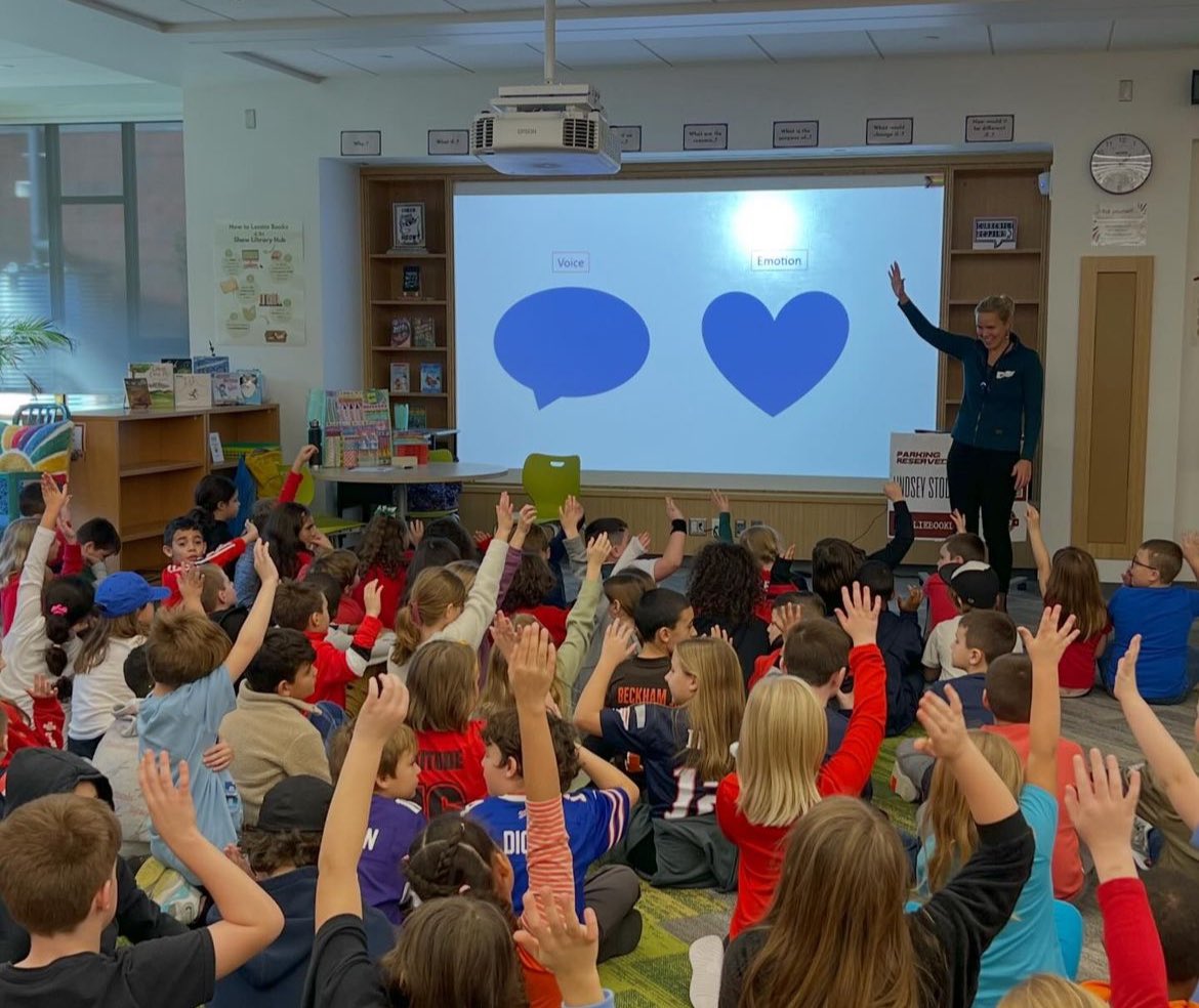 Raise your hand if you love school visits! For more info and testimonials: lindseystoddard.com