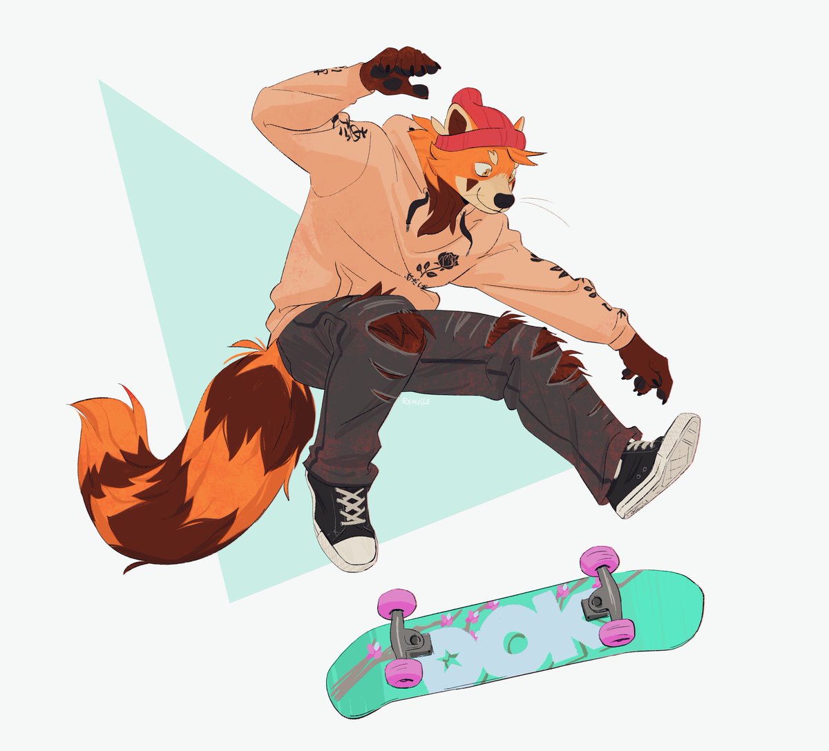 RobotToast's tweet image. scribbly kickflippin @/IcedTeaBee!