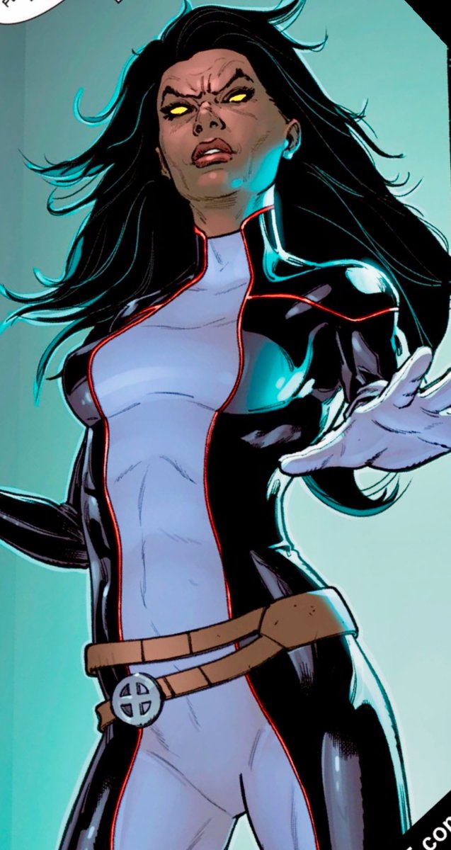 PerfectMonet's tweet image. M is for MIGHTY MONET

-Superhuman strength/speed/dexterity/reflexes/vision/hearing and endurance
-Genius level intellect
-Accelerated healing factor
-Invulnerability 
-Supersonic Flight
-Telekinesis
-Telepathy
-Penance form 
-Ability to perceive mutant auras/body heat 
#XMen