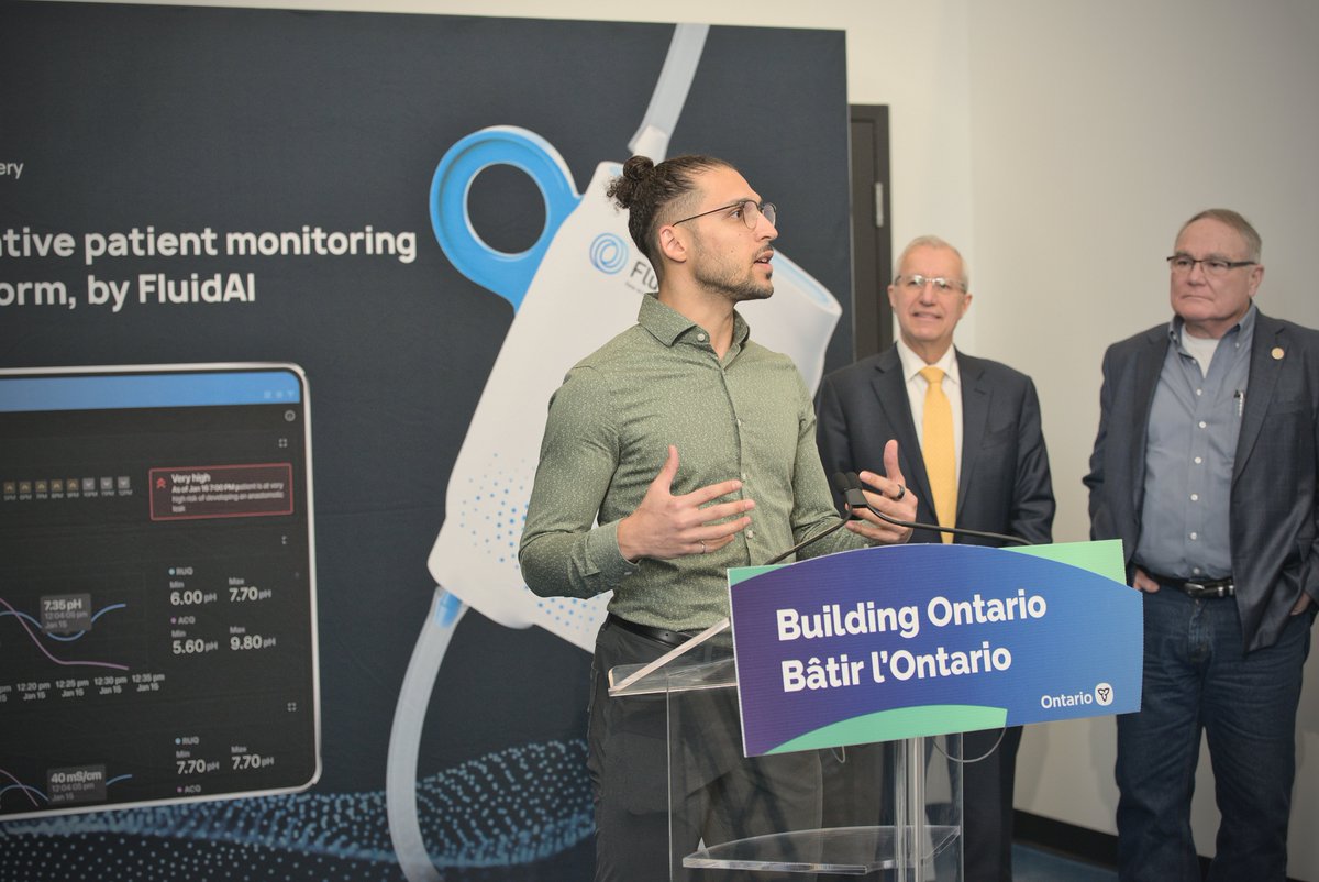 🚀 Honoured to host Minister @VictorFedeli and MPPs Brian Ridell and Jess Dixon at our manufacturing facility today. 🏭 🌟 He announced FluidAI's game-changing $25M investment in Ontario, bolstered by $1.4m from the province! 💪 news.ontario.ca/en/release/100…