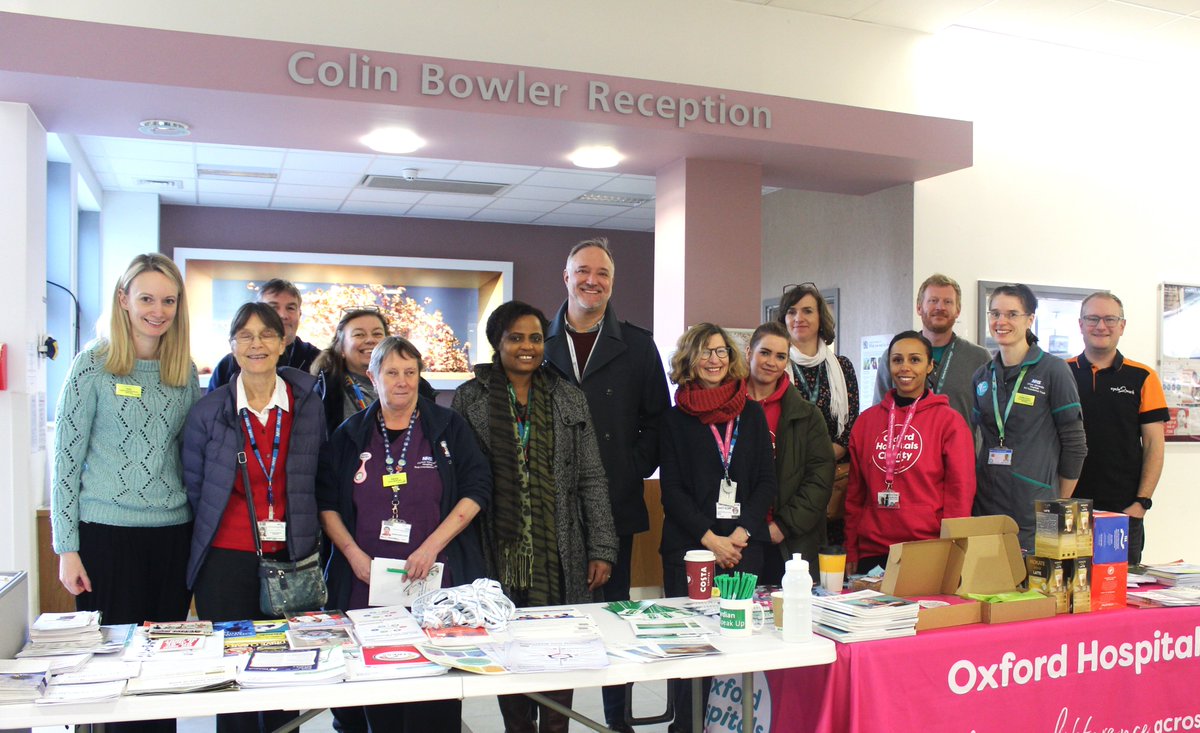 We hosted the third of six Wellbeing Roadshows for our staff today, this time at the Churchill Hospital.

The Wellbeing Roadshow is an initiative to bring together several support and wellbeing teams together in one place for members of our #OneTeamOneOUH. 💙