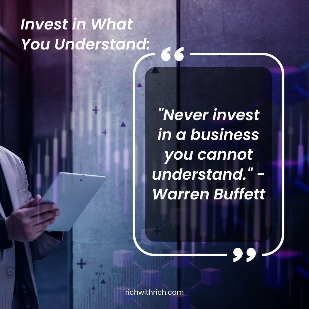 berichwithrich's tweet image. Invest in what you understand! Choose investments within your expertise for informed decisions. 🤓 #InvestingPrinciples #UnderstandingRisk