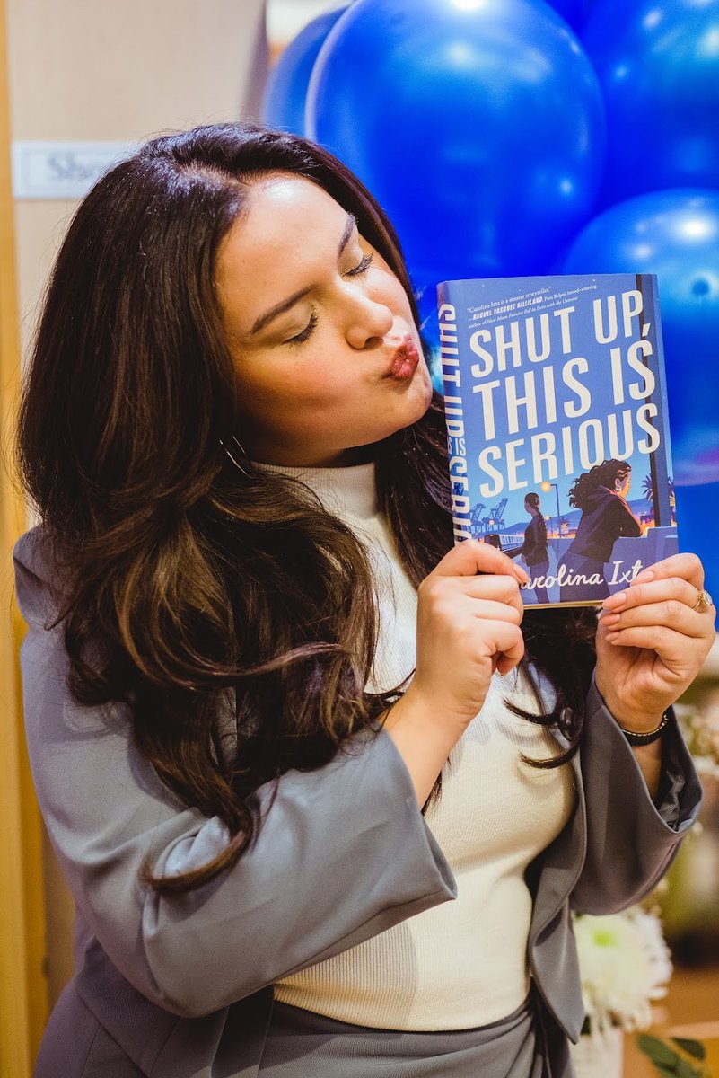 We’ve got a new episode with debut YA novelist @carolinaixta. We discuss how race and sex show up in her book SHUT UP, THIS IS SERIOUS, along with her killer acknowledgements section, and the issues with college personal statements. podcasts.apple.com/us/podcast/the… @QuillTreeBooks
