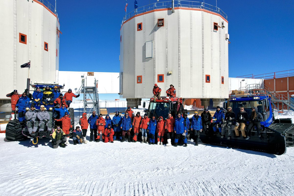 Thank you to our friends from @_IPEV, @ItaliAntartide and @esa who provided such a warm welcome to the @AusAntarctic @MillionYearIce Traverse Team at Concordia Station 🇦🇺🇫🇷🇮🇹🚀