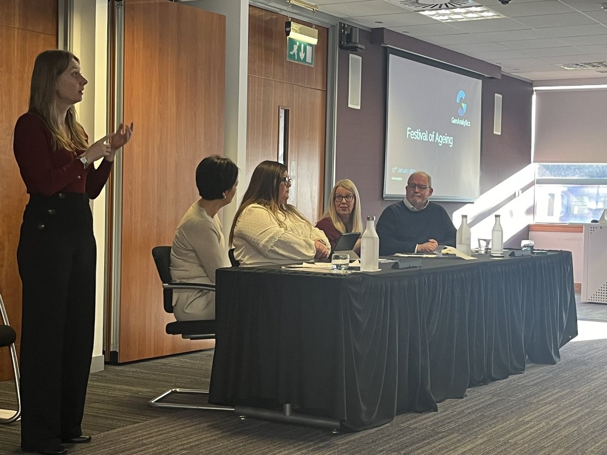 AlanJohnGow's tweet image. Great day at @GenAnalytics #FestivalOfAgeing! Discussions covered opportunities for older workers, intergenerational activity, preventative health, wellbeing over the lifecourse and more, with @agescotland, @Scotopa, @GenerationsWT, @ScotPensForum, @SMN_Scotland, @CarnegieUKTrust