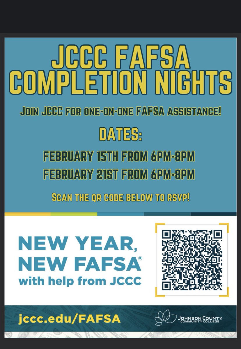 Need additional FAFSA help? Register for one-on-one assistance through JCCC!