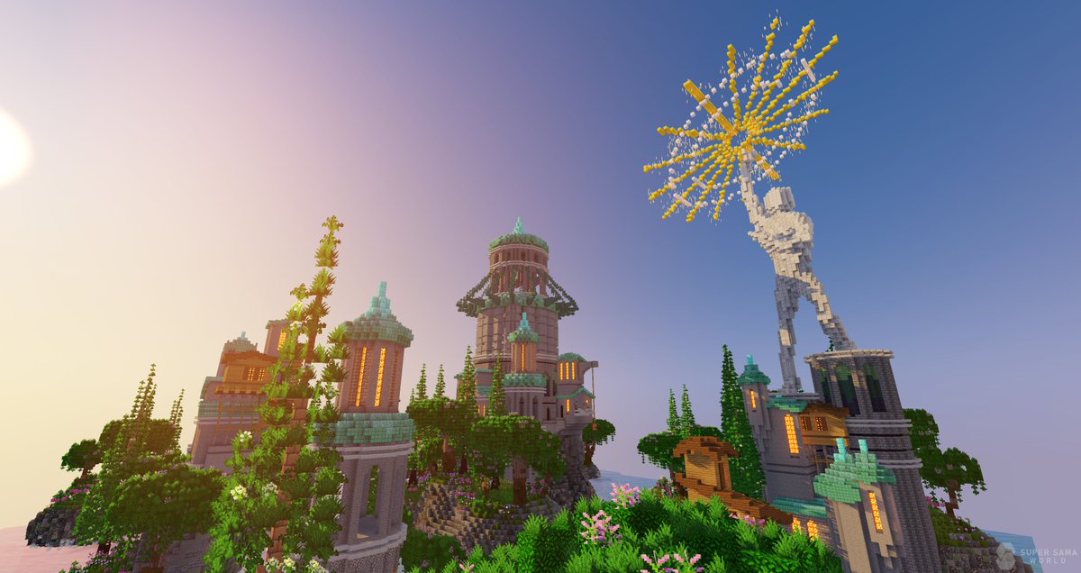 SuperSamaWorld's tweet image. Voici le plot de Thorid4n : Royaume fantastique sur des îles

#Minecraft #MinecraftBuilds #minecraftservers #supersamaworld #SSW