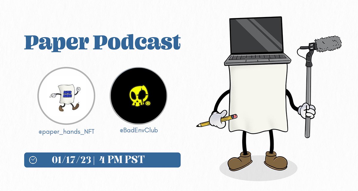 Stoked to host <a href="/litexo/"></a>  &amp; <a href="/BadEnvClub/">BAD* ENVIRONMENT CLUB®</a> today on the Paper Podcast for another deep dive space!

We will be discussing their creative direction, creating content through fashion, and future plans!

Definitely will be a BAD space 🤷

x.com/i/spaces/1OdKr…