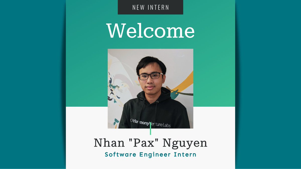 HVL welcomes Nhan "Pax" Nguyen as a software engineer intern! Pax is a student from Vietnam, studying Computer Science at the University of Alabama. He loves singing and playing musical instruments and has been in choirs and musicals since high school. Welcome aboard! #teamhvl