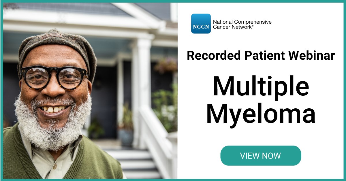 View the recording of the multiple myeloma patient webinar! Experts discussed what to expect from CAR T-cell therapy for multiple myeloma, autologous stem cell transplant, managing the costs and finances of cancer care, and more. Watch now: youtube.com/watch?v=xl0pE1…