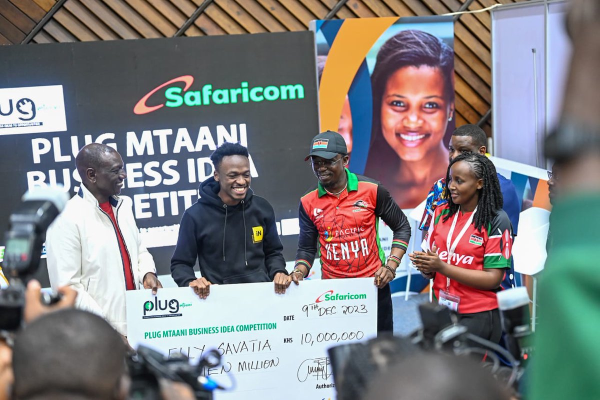 PLUGMtaaniKenya's tweet photo. We want to take this opportunity to congratulate the Plug Mtaani Business Idea Competition winner ,23-year-old, Elly Savatia,@Ellysavatia from Kajiado county who emerged the victor walking away with 10M Shilings. 1/4
#PlugMtaani 
#Vijana2invest https://t.co/NtcTGTAIQD