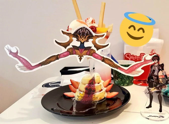 すき焼きと麻婆豆腐 正直「でも食べ物のビジュアルしてるし…青くないし敵の形とかしてないし…食べられそうなメニュー名してるし…炭酸牛乳とかじゃないし…」と激甘判定になってるよ、メギドのせいで