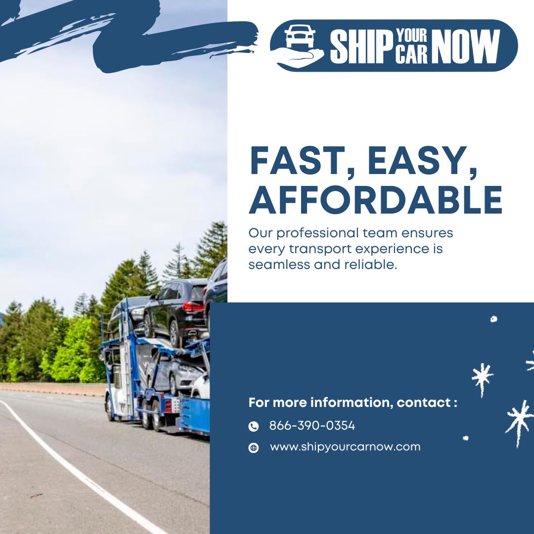 shipyourcarnow's tweet image. Need fast, easy, and affordable car shipping? 🚗💨 Choose ShipYourCarNow for all your auto transport needs. Quick, hassle-free, and easy on your wallet - we've got you covered! #AffordableShipping #EasyTransport #ShipYourCarNow