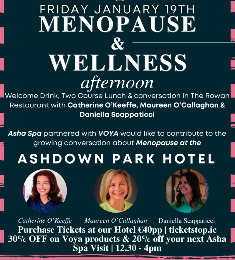Join us this friday for a relaxing chat on all things menopause. ticketstop.ie/event/4698/men…