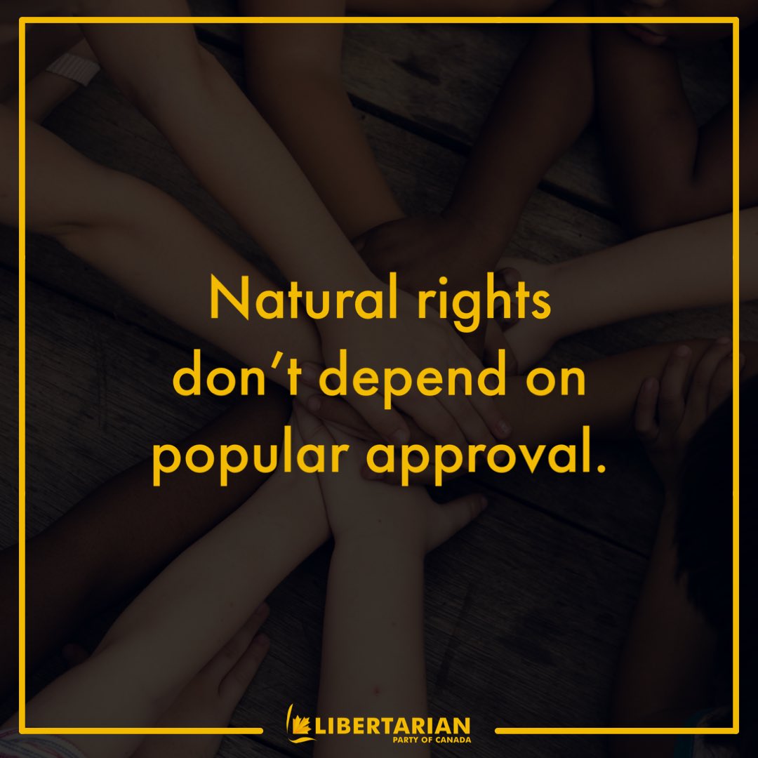LibertarianCDN's tweet photo. The strongest repudiation of hate based on colour, gender, sexual orientation and other discriminating factors is individualism.

Ultimately, if we mean to protect minorities against majorities, political and not, we have to protect individuals. No minority is smaller.

#cdnpoli https://t.co/1fFTEDs02A