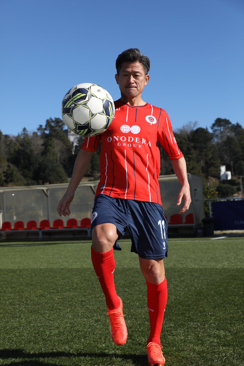 classicshirts's tweet image. Kazuyoshi Miura won the Asian Cup with Japan back in 1992 and at the age of 56 he is still playing, now at Oliveirense in Portugal!