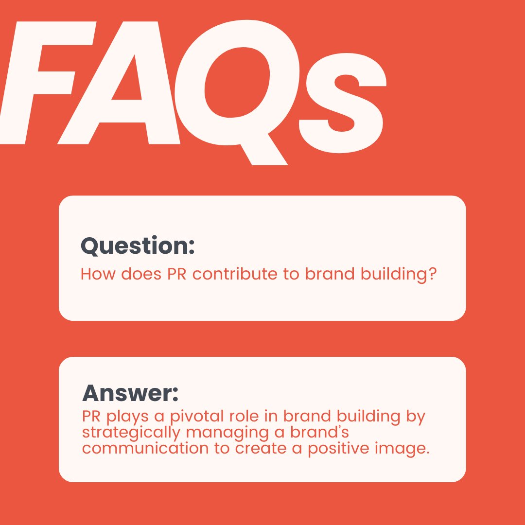 PR_Chirp's tweet image. Answering Public Relations FAQs: How does PR contribute to brand building?
Swipe to learn more! 🤔🤔

#PRFAQ #PRQuestions #MarketingFAQ #MarketingQuestions #Marketing #PublicRelations #PRTips #MarketingTips #PublicRelationsTips #PRAgency #MarketingAgency #B2BMarketing