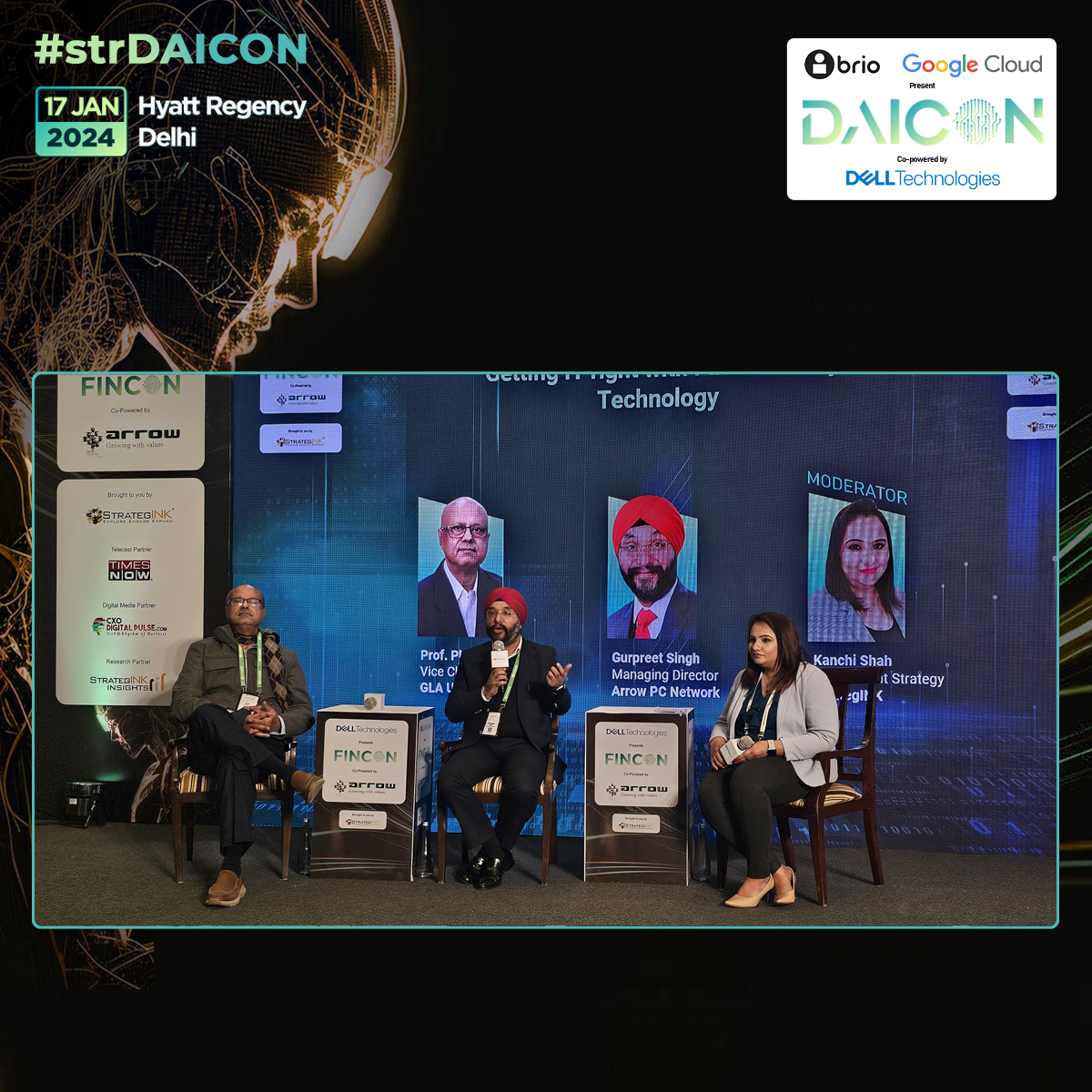 #strDAICONlive | The panel highlighted the importance of formulating partnerships for progress and how these can enable organizations to get IT right with future ready technology to power efficiency and scalability and navigate the future effectively.