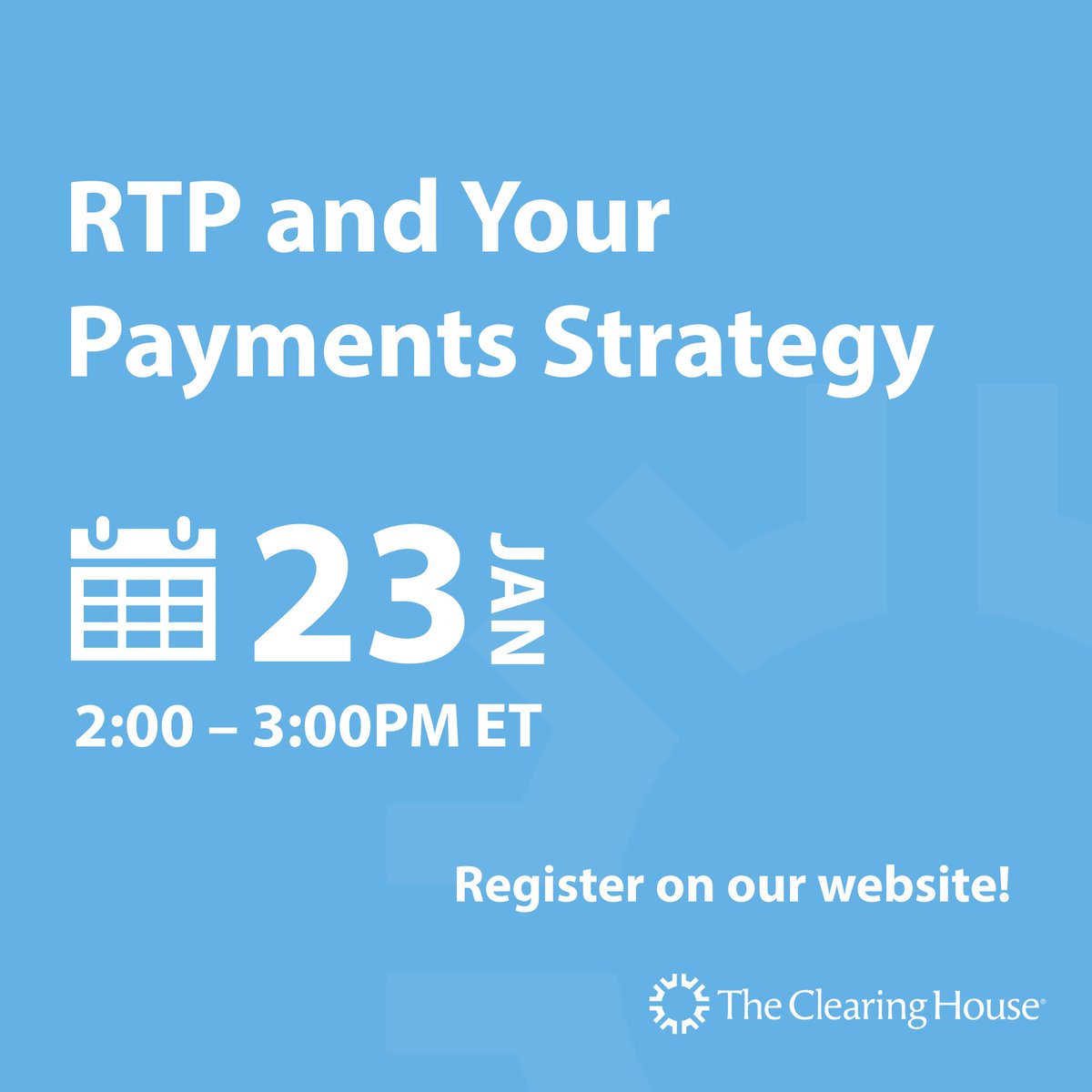 Are you a #PaymentsProfessional interested in learning more about the benefits of the RTP® network? Join our webinar for a chance to discover the business case for #RealTimePayments: 

theclearinghouse.org/payments-servi…
