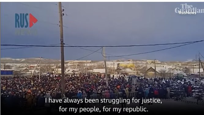 MartinGenier's tweet photo. Russie 🇷🇺 cet homme #FailAlsynov militant pour la langue Bashkir et pour l’environnement fait-il trembler #Poutine dans la République de #Bashkortostan ? Il a été condamné à 4 ans de prison provoquant une manifestation importante et promet de revenir https://t.co/AcfcnFIx52
