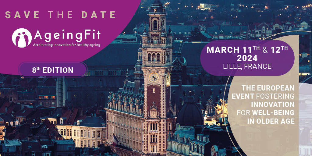 🌟We are proud to be a partner of @AgeingFit. Come and join us in Lille on 11 and 12 March 2024. Thanks to our partnership, contact us to get discounts on your pass! #AgeingFit2024