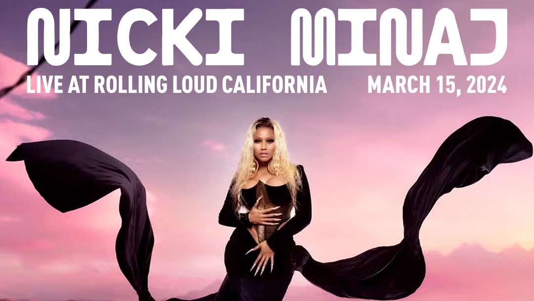 TheHypeMagazine's tweet photo. New post (Nicki Minaj to be Honored with 'Pink Friday' at Rolling Loud California 2024) has been published on The Hype Magazine - https://t.co/504JaEaICl @NICKIMINAJ @RollingLoud #PinkFriday #PinkFriday2 #RollingLoud #RLCA https://t.co/ctY65K7MIK
