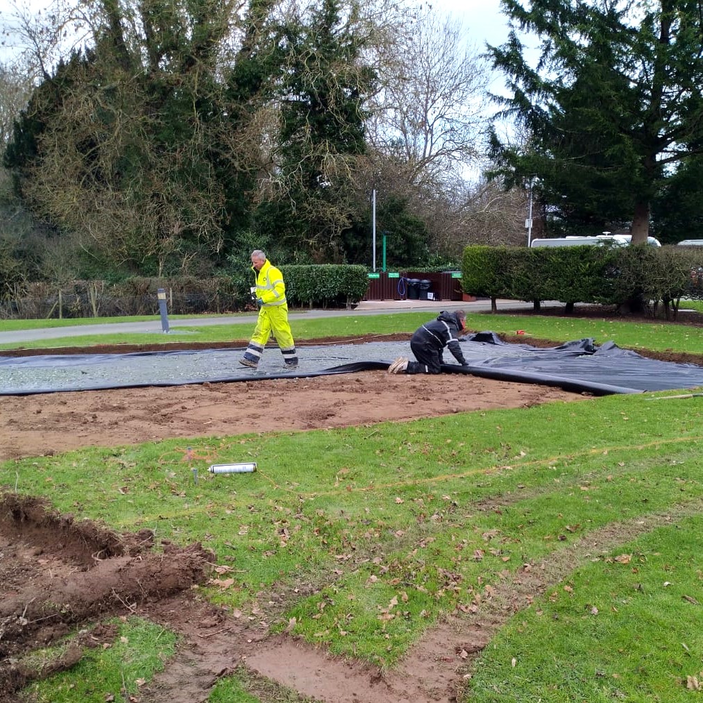 Our team at Oxon Hall Touring Park have been making the most of the winter period by increasing our offering of hardstanding pitches!

Available all year round, these new pitches will come with electric hook-up as standard.

Have you booked a 2024 stay at our Oxon Hall park?