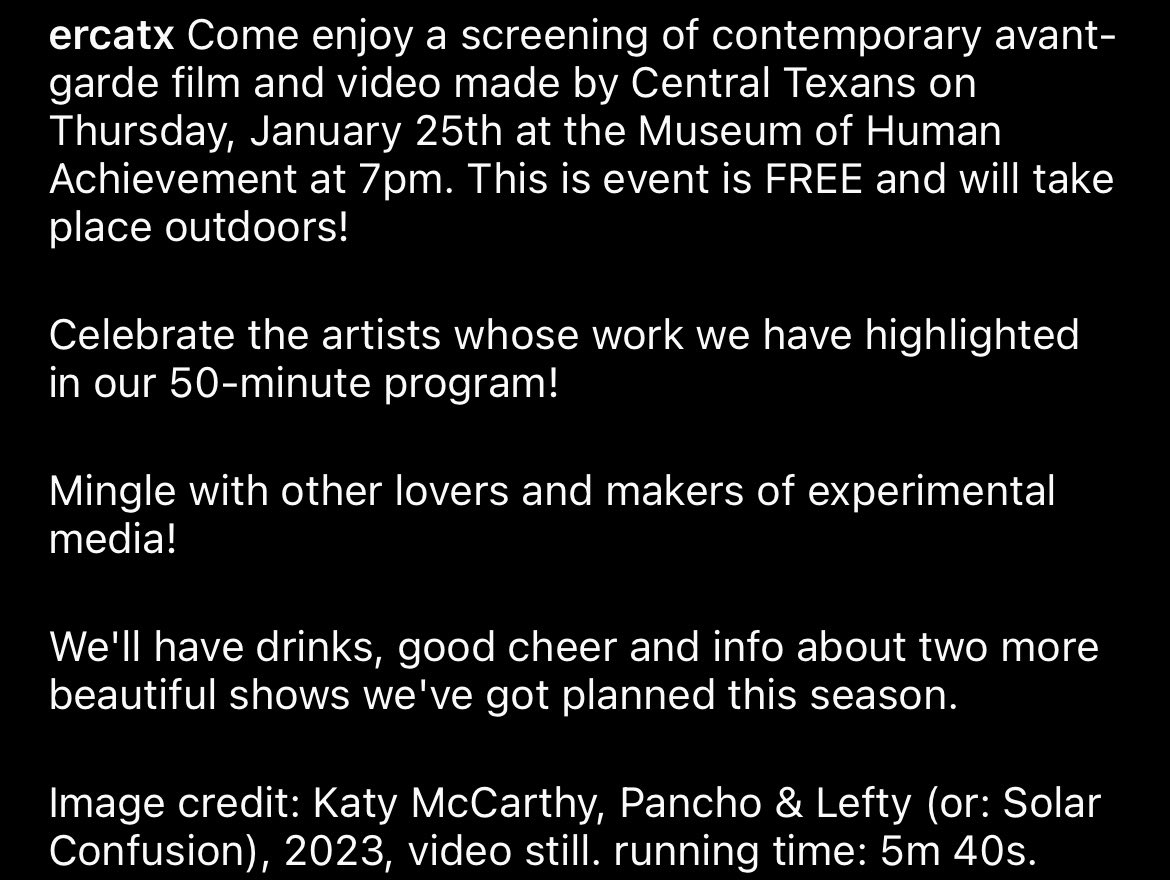 JOIN US NEXT THURSDAY AT MOHA AT 7P FOR OUR LOCAL FILMMAKERS SHOWCASE.