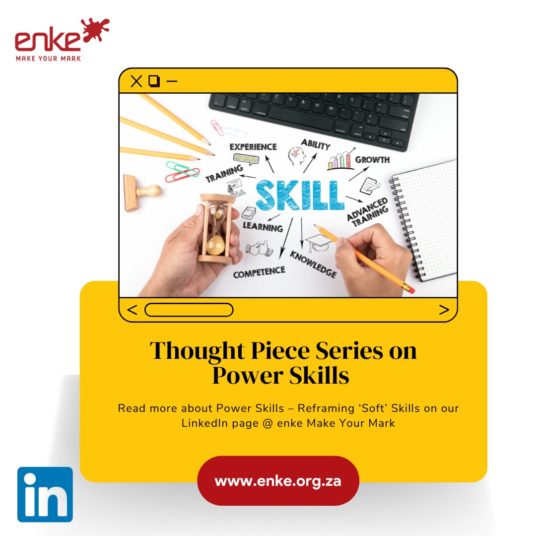 Soft skills? Power skills! Dive into our latest on LinkedIn: youth, future work, and why these skills reign supreme. #PowerSkills #LeadershipDevelopment

Read more:
enke.org.za/power-skills-r…