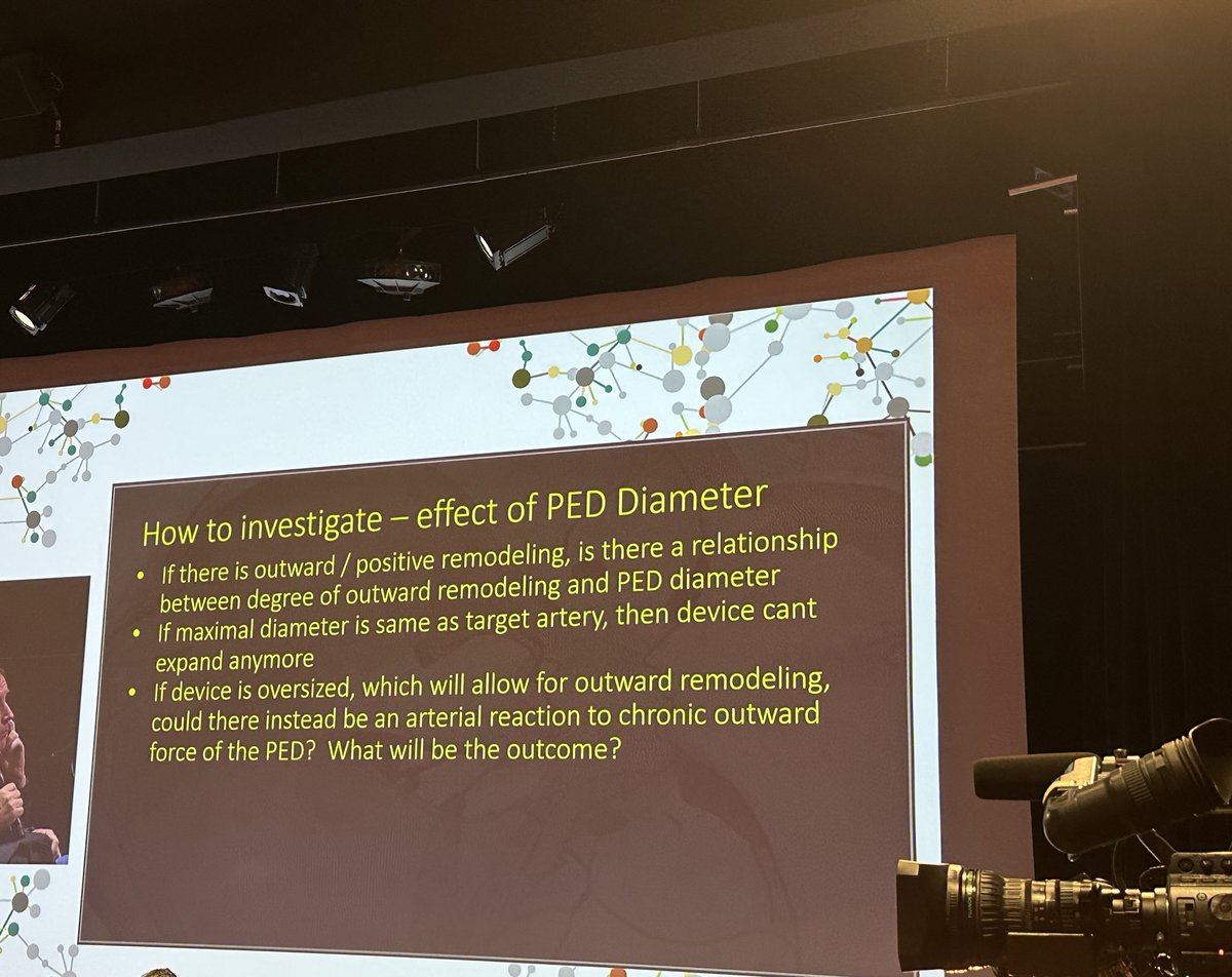 Romil Singh MD (he/him) (@romilsingh1892) on Twitter photo Dr. Shapiro from <a href="/nyulangone/">NYU Langone Health</a> presents Endothelialization and remodelling post PED embo. <a href="/neuroangio1/">Neuroangio</a> <a href="/SharashidzeVera/">Vera Sharashidze</a> <a href="/eytanraz/">Eytan Raz</a>
🌟 “Positive remodelling”following deployment~good outcomes from oversizing device~⬇️ spasm in future
🌟 future studies with newer devices pending Dr. Shapiro from <a href="/nyulangone/">NYU Langone Health</a> presents Endothelialization and remodelling post PED embo. <a href="/neuroangio1/">Neuroangio</a> <a href="/SharashidzeVera/">Vera Sharashidze</a> <a href="/eytanraz/">Eytan Raz</a>
🌟 “Positive remodelling”following deployment~good outcomes from oversizing device~⬇️ spasm in future
🌟 future studies with newer devices pending