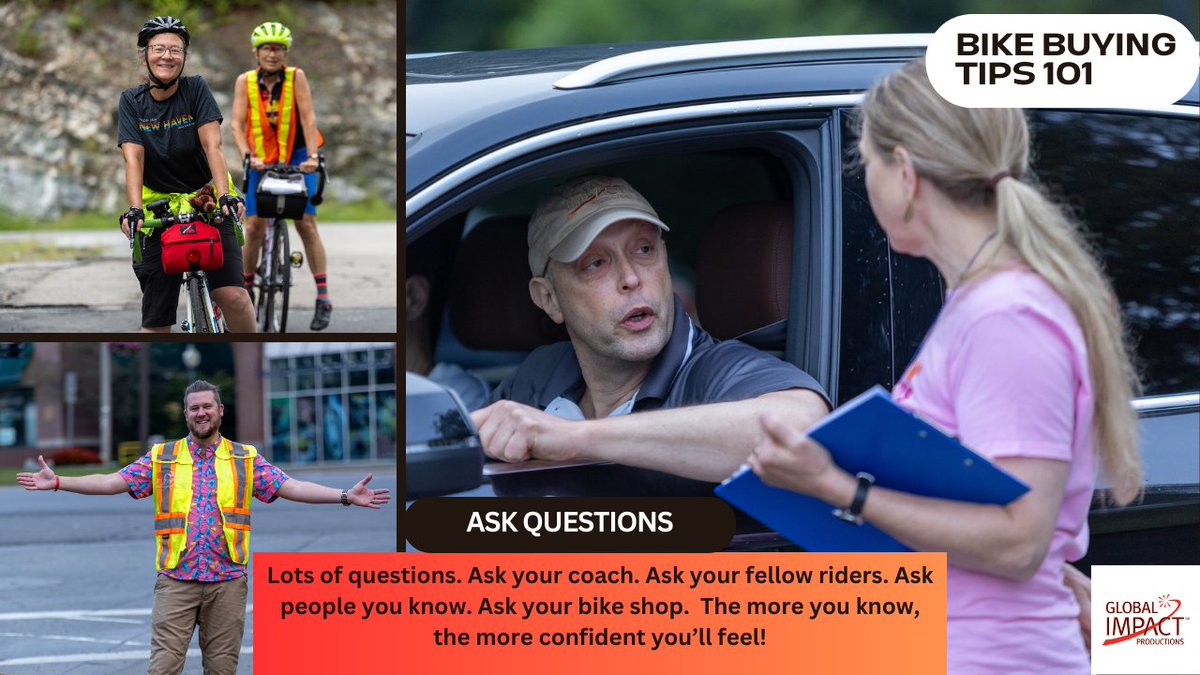 Here are some bike buying tips to help you along your journey. Tip #7: Ask questions! Ask your coach. Ask your fellow riders. Ask people you know. Ask your bike shop.  The more you know, the more confident you’ll feel! Read Full Article Here: linkedin.com/pulse/buying-b…