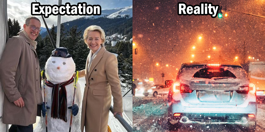 When it snows in Brussels...