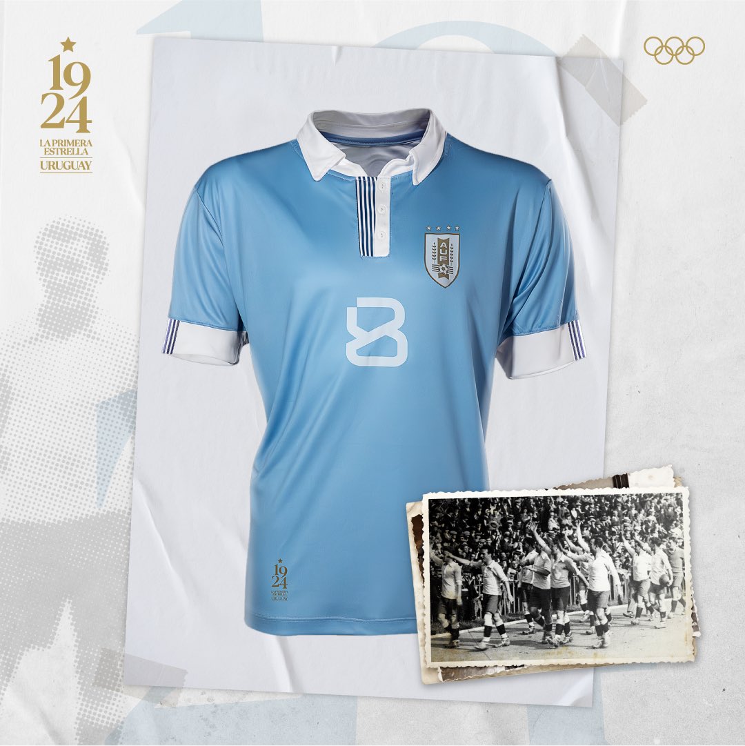 La AUF presentó la camiseta que Uruguay usará en el Preolímpico con