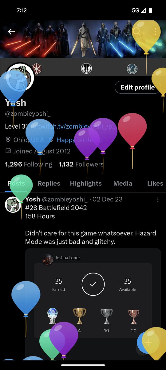 zombieyoshi_'s tweet photo. Happy birthday to myself 🎈🎈🎈💝💝🥳🥳🎈 https://t.co/WHfZMpG24I