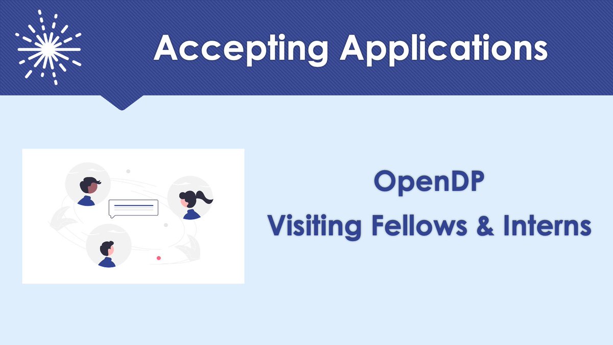 Apply now for the 2024 OpenDP Interns and Visiting Fellows Programs! The early application deadline is Friday, January 19. 

Learn about these positions and other ways you can be a part of the OpenDP community:
 
opendp.org/opendp-summer-…

#harvardfellow #differentialprivacy