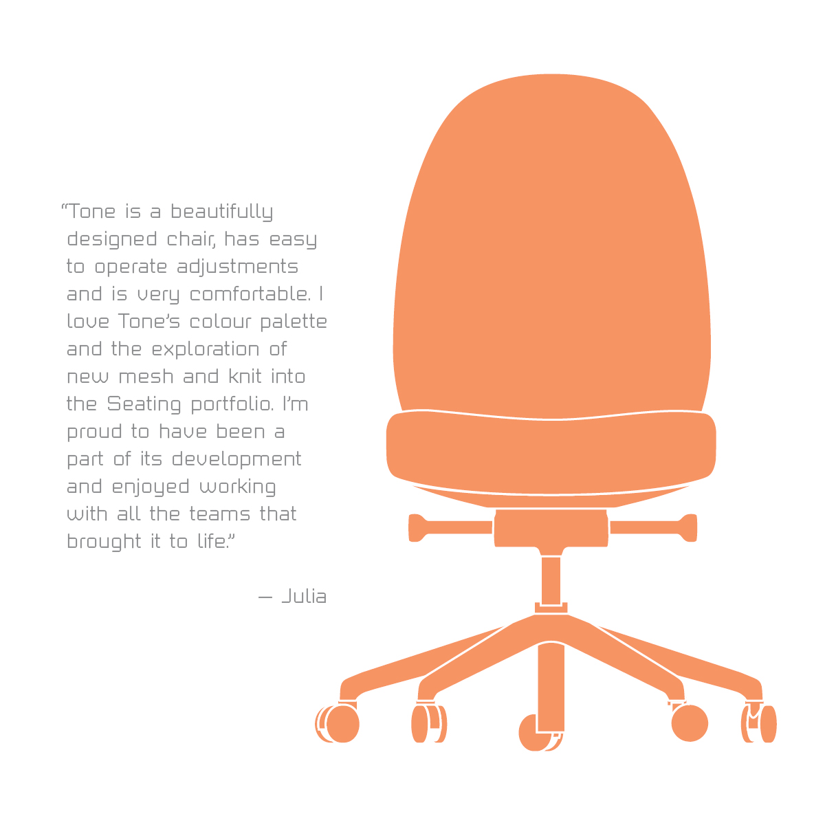 teknion's tweet image. Product Managers, we know you love all your products equally…But if Julia had to pick a favorite 🤐🔍
 
#spillthebeans #taskchair #furniturefavorite
