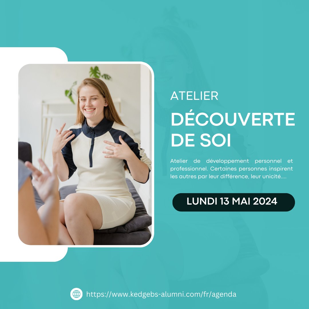 KEDGEBSAlumni's tweet photo. 🌟 Nouveautés 2024 !
Explorez nos #workshops #exclusifs sur la thématique du #développement #personnel :
💪La Confiance en Soi
🗣️Leadership et Communication
🚀Lâcher-prise et Performance
🧘♂️Découverte de Soi
Disponible sur : https://t.co/UtLrMe86S2 https://t.co/H6eZIwLTmw
