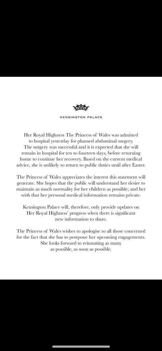 Lots of love for Catherine. I hope she’s doing alright.