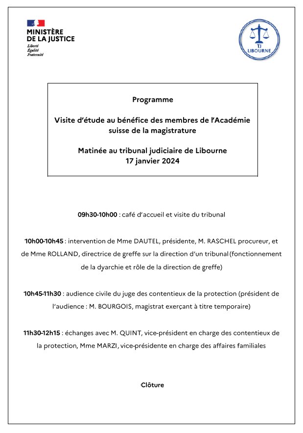 Tribunal judiciaire de Libourne tweet media