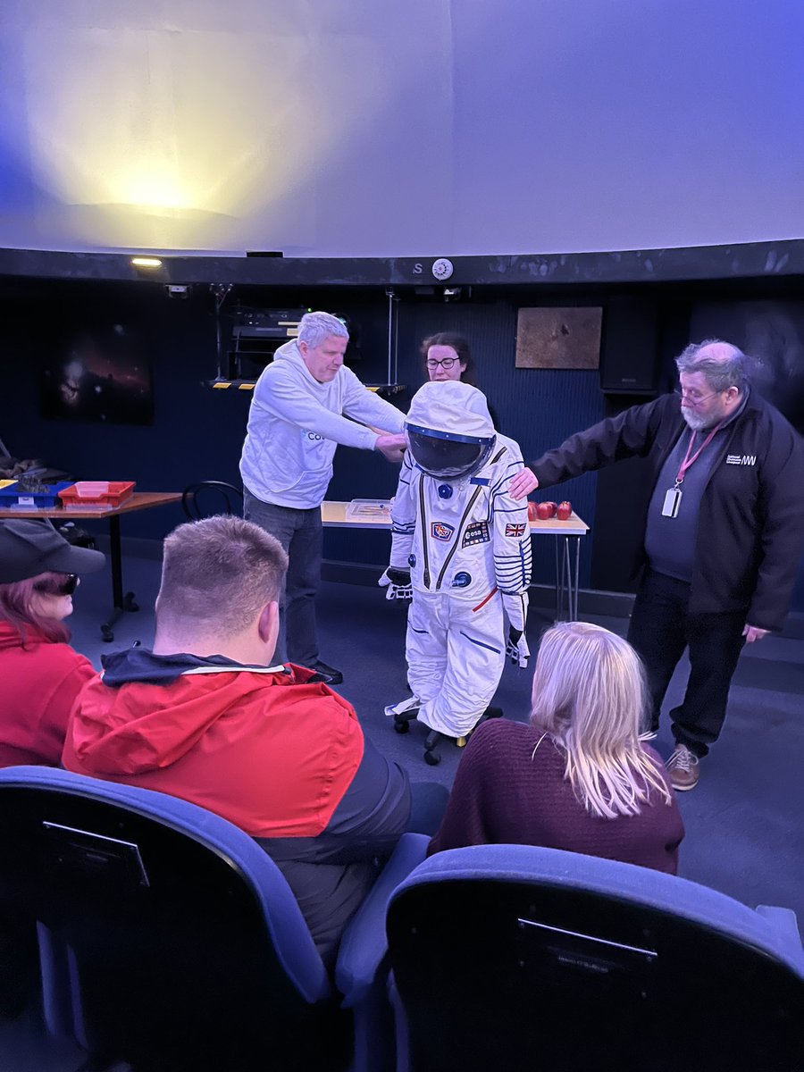 barton_kell's tweet photo. 2/2 through touch, sound, heat, cold and weight we gained a better understanding of the planets and gravity in a very ‘hands on’ way meaning that everything was presented without the need to see.

We love working on this project with the museum 👍

#MakeArtsAccessible https://t.co/TDpkcGru2Z
