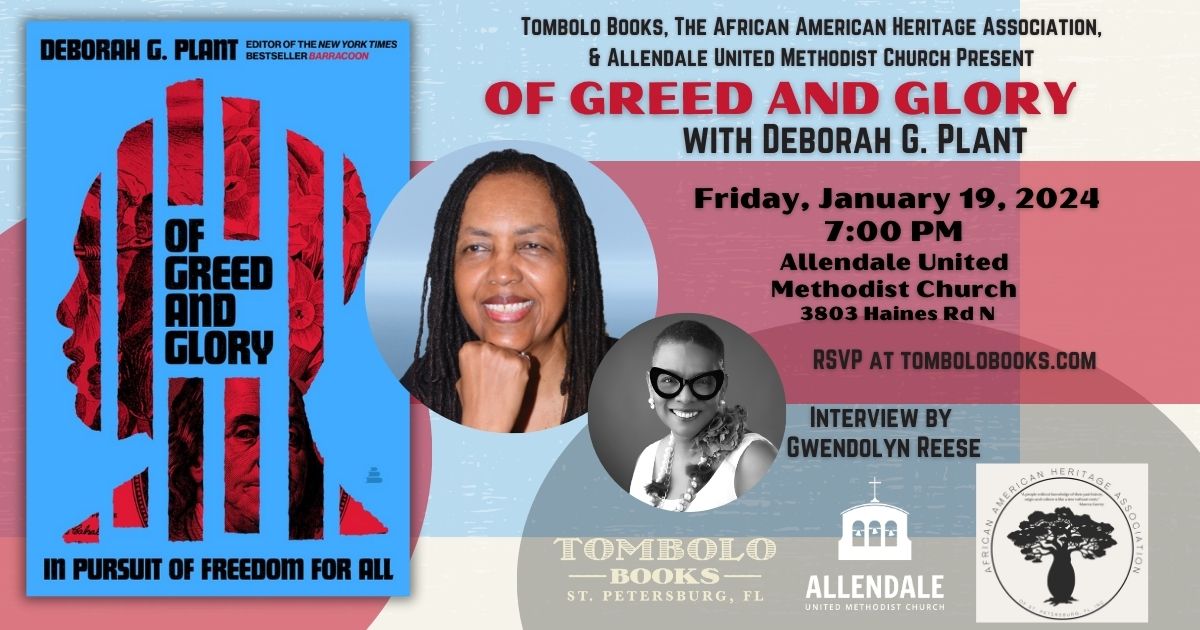 This Friday @AllendaleUMC When Alice Walker says it's 'Powerful and necessary.' - We listen. Don't miss this talk with @GwendolynReese & author, scholar and literary critic Dr. Deborah Plant!