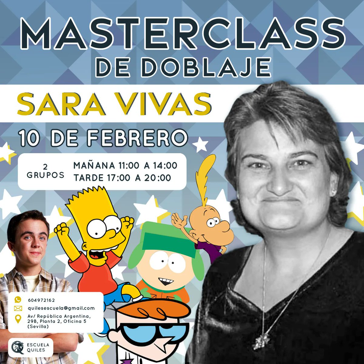 Escuela Quiles: Doblaje & Locución en Sevilla tweet media