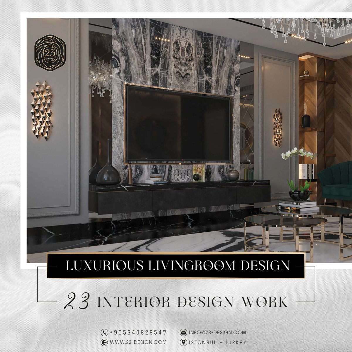 23Interior's tweet image. luxurious Livingroom design
DESIGN BY 23 INTERIOR DESIGN
23 Interior Design
@23_interior_design
‌+905340828547⁩
Wa.Me/905340828547
#interiordesign #design #interior #homedecor #architecture #home #decor #interiors #homedesign #art #interiordesigner #furniture #decoration