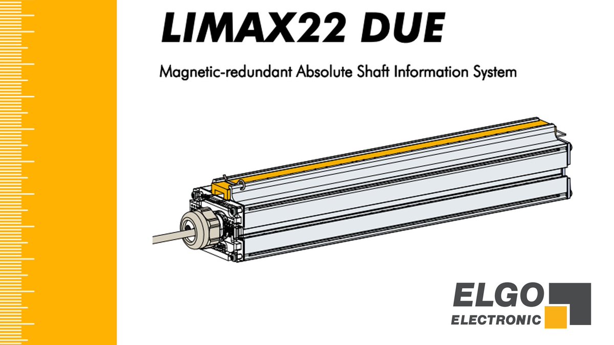 Discover LIMAX22 DUE by ELGO – the Absolute Car Position Measurement System

➡ For hoisting heights up to 260M
➡ Redundant absolute detection of the car position through double sensor
➡ Easy &amp; flexible Installation

Read more👉 emolice.com/2024/01/elgos-…