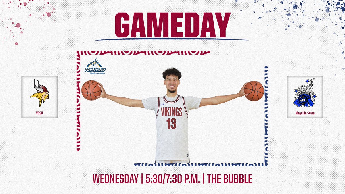 Let's WHITE OUT the Bubble, Viking fans! 🏀 🆚 Mayville State 🕠 5:30/7:30 p.m. 📍 The Bubble 📺 bit.ly/3eYByPT 📻 KOVC 1490 AM/96.3 FM & bit.ly/3wvA7hG 📊 bit.ly/40NPDlI