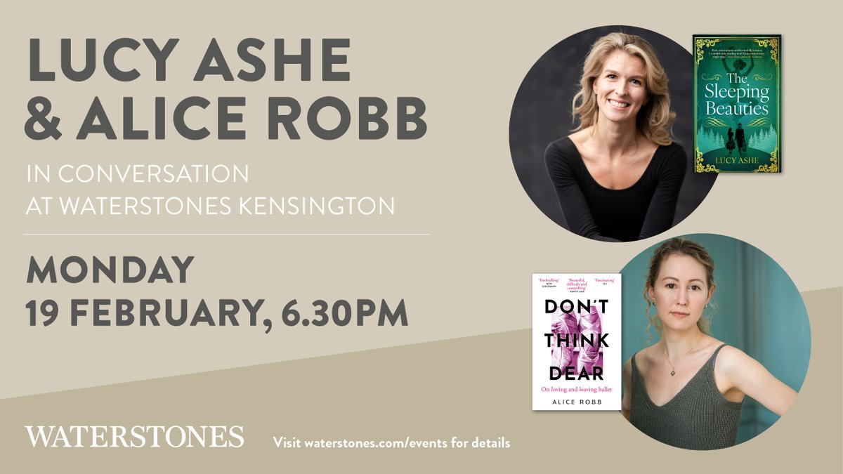 Oneworld Publications (@oneworldnews) on Twitter photo 📢VERY EXCITING EVENT ALERT
Two Oneworld authors will be in conversation at <a href="/HSKWaterstones/">Waterstones Kensington</a> on 19th Feb:
🩰The Sleeping Beauties by <a href="/LSAshe1/">Lucy Ashe</a>
🩰Don't Think, Dear by <a href="/alicelrobb/">Alice Robb</a>
This is sure to be a fascinating exploration of ballet and its history ⬇️
waterstones.com/events/ballet-… 📢VERY EXCITING EVENT ALERT
Two Oneworld authors will be in conversation at <a href="/HSKWaterstones/">Waterstones Kensington</a> on 19th Feb:
🩰The Sleeping Beauties by <a href="/LSAshe1/">Lucy Ashe</a>
🩰Don't Think, Dear by <a href="/alicelrobb/">Alice Robb</a>
This is sure to be a fascinating exploration of ballet and its history ⬇️
waterstones.com/events/ballet-…